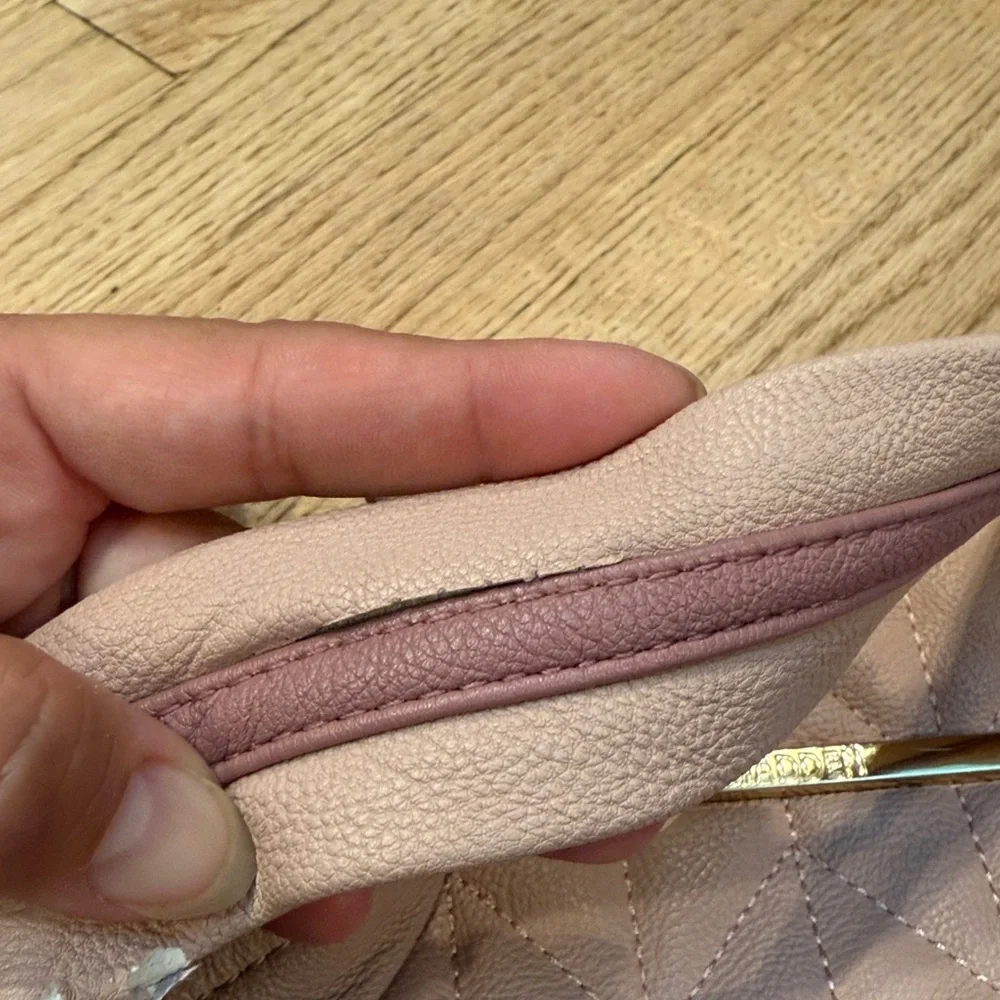 Steve Madden Baby Bag, Diaper Bag Quilted Blush Pink